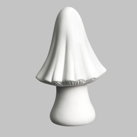 Ceramic Bisque Large Pointed Mushroom - case of 6